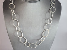 Load image into Gallery viewer, Womens Vintage Estate Sterling Silver Modernist Necklace 38.8g E6363