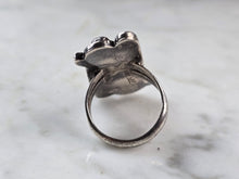 Load image into Gallery viewer, Womens Sterling Silver Navajo Freda Woodman Hansen  Turquoise Ring 8.1g E636