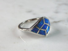 Load image into Gallery viewer, Womens Sterling Silver Modernist Opal Ring 4.6g E6372