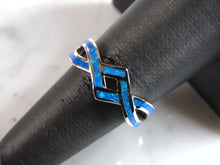 Load image into Gallery viewer, Womens Sterling Silver Modernist Opal Ring 4.3g E6374