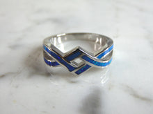 Load image into Gallery viewer, Womens Sterling Silver Modernist Opal Ring 4.3g E6374