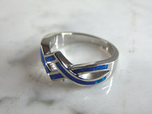 Load image into Gallery viewer, Womens Sterling Silver Modernist Opal Ring 4.3g E6374