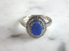 Load image into Gallery viewer, Womens Sterling Silver Modernist Opal Ring 2.8g E6375