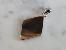 Load image into Gallery viewer, Womens Estate Sterling Silver Modernist Opal Pendant 3.2g E6385