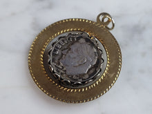 Load image into Gallery viewer, Womens Vintage Estate Silver Mercury Roosevelt Dime Coin Pendant 12.7g E6387