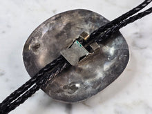 Load image into Gallery viewer, Southwestern Native American Sterling Silver Turquoise Bolo Tie E638