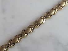 Load image into Gallery viewer, Womens Vintage Estate 14K Yellow Gold Chain Bracelet 7.6g E6390