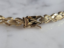 Load image into Gallery viewer, Womens Vintage Estate 14K Yellow Gold Chain Bracelet 7.6g E6390