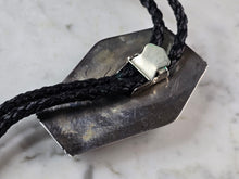 Load image into Gallery viewer, Southwestern Native American Sterling Silver Turquoise Casket Bolo Tie E640