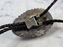 Load image into Gallery viewer, Southwestern Native American Sterling Silver Turquoise Leekya Bolo Tie E641