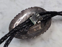 Load image into Gallery viewer, Southwestern Native American Sterling Silver Coral Leekya Bolo Tie E642
