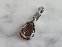 Load image into Gallery viewer, Womens  Estate Sterling Silver Citrine Pendant 2.7g E6444