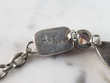 Load image into Gallery viewer, Womens Vintage Estate Sterling Silver Modernist Multi Stone Bracelet 32.6g E6471
