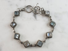 Load image into Gallery viewer, Womens Vintage Estate Sterling Silver Modernist Bracelet 21.5g E6478