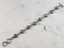 Load image into Gallery viewer, Womens Vintage Estate Sterling Silver Modernist Bracelet 21.5g E6478