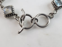 Load image into Gallery viewer, Womens Vintage Estate Sterling Silver Modernist Bracelet 21.5g E6478