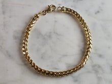 Load image into Gallery viewer, Womens Vintage Estate 14K Yellow Gold Modernist Italian Bracelet 20.6g E6485