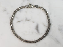 Load image into Gallery viewer, Womens Vintage Estate Sterling Silver Modernist Bracelet 3.2g E6490