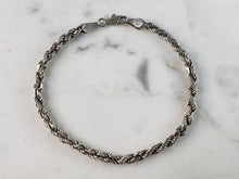 Load image into Gallery viewer, Womens Vintage Estate Sterling Silver Modernist Bracelet 9.1g E6494