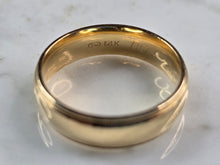 Load image into Gallery viewer, Mens Vintage Estate 14K Yellow Gold Tessler Weiss Wedding Band Ring 8.3g E6509