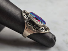 Load image into Gallery viewer, Womens Vintage Estate Sterling Silver Southwestern Zuni Ring 7.2g E650