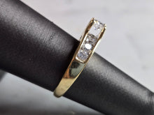 Load image into Gallery viewer, Womens Vintage Estate 14K Yellow Gold Diamond Ring, 4.9g E6510