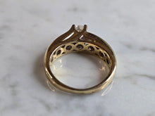 Load image into Gallery viewer, Womens Vintage Estate 14K Yellow Gold Diamond Ring, 4.9g E6510