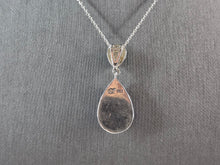 Load image into Gallery viewer, Womens Estate Sterling Silver Blue Cabochon Pendant Necklace 7.5g #E6512