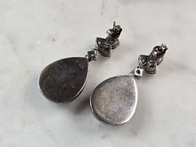 Load image into Gallery viewer, Pr Womens Sterling Silver Sodalite Dangle Earrings 12.6g E6513