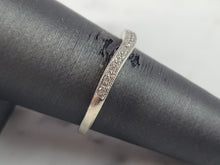 Load image into Gallery viewer, Womens Vintage Estate 14k White Gold Diamond Ring 2.4g #E6521
