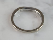 Load image into Gallery viewer, Womens Vintage Estate 14k White Gold Diamond Ring 2.4g #E6521