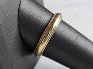 Mens Vintage Estate 14k Yellow Gold Wedding Band Ring 5.8g #E6533