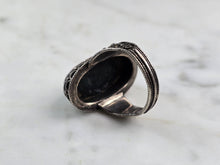 Load image into Gallery viewer, Womens Vintage Estate Sterling Silver Green Jasper Ring 6.8g E6534