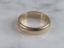 Load image into Gallery viewer, Womens Vintage Estate 14k Yellow Gold Wedding Band Ring 4.1g #E6538