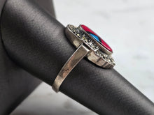 Load image into Gallery viewer, Womens Vintage Estate Sterling Silver Southwestern Zuni Ring 5.1g E653