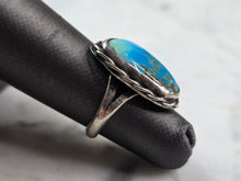 Load image into Gallery viewer, Womens Vintage Estate Sterling Silver Southwestern Turquoise Ring 4.1g E6541