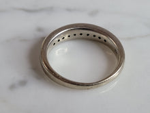 Load image into Gallery viewer, Womens Vintage Estate 10K White Gold Diamond Ring 4.7g E6542