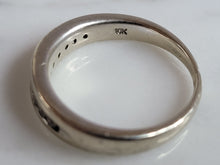 Load image into Gallery viewer, Womens Vintage Estate 10K White Gold Diamond Ring 4.7g E6542
