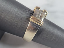 Load image into Gallery viewer, Womens Vintage Estate 14K Yellow &amp; White Gold Diamond Ring 7.2g E6544