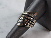Load image into Gallery viewer, Womens Estate Sterling Silver Modernist Ring 6.3g E6547
