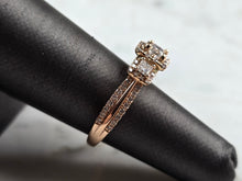 Load image into Gallery viewer, Exquisite Womens Vintage Estate 14K Rose Gold Vera Wang Diamond Ring 5.6g E6548