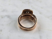 Load image into Gallery viewer, Exquisite Womens Vintage Estate 14K Rose Gold Diamond Ring 6.9g E6549