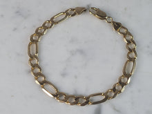 Load image into Gallery viewer, Mens Vintage Estate 14K Yellow Gold Italian Chain Link Bracelet  16.5g E6554