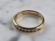 Load image into Gallery viewer, Womens Vintage Estate 14k Gold Diamond Ring 3.6g #E6556