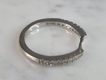 Load image into Gallery viewer, Womens Vintage Estate 14K White Gold Diamond Engagement Ring Set, 6.7g E6560