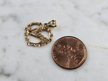 Load image into Gallery viewer, Womens Vintage 14k Gold Michael Anthony Nana Love Heart Pendant 0.9g E6561