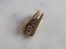 Load image into Gallery viewer, Womens Vintage Estate 14K Gold Diamond Pendant 2.1g #E6562