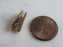 Load image into Gallery viewer, Womens Vintage Estate 14K Gold Diamond Pendant 2.1g #E6562