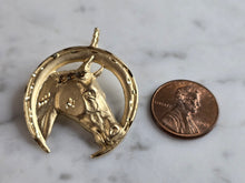 Load image into Gallery viewer, Womens Vintage Estate 14K Yellow Gold Michael Anthony Horse Pendant 8.8g E6570