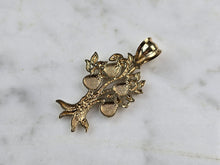 Load image into Gallery viewer, Womens Vintage Estate 10K Yellow Gold Money Tree Pendant 1.6g E6579